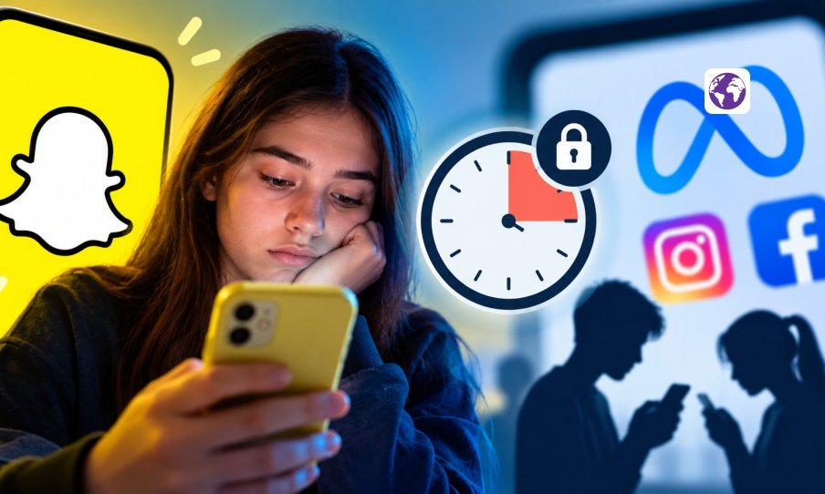 Read more about the article Snapchat Teen Time Limit Could Follow Meta’s New Push